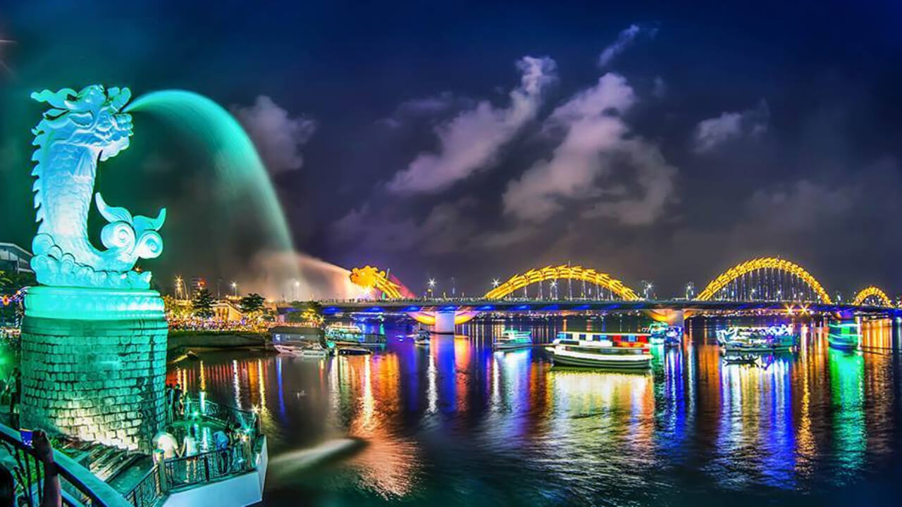Cầu Rồng – điểm đến hấp dẫn ở Đà Nẵng về đêm nên đi